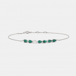 Bracelet Darling Diamant & Malachites